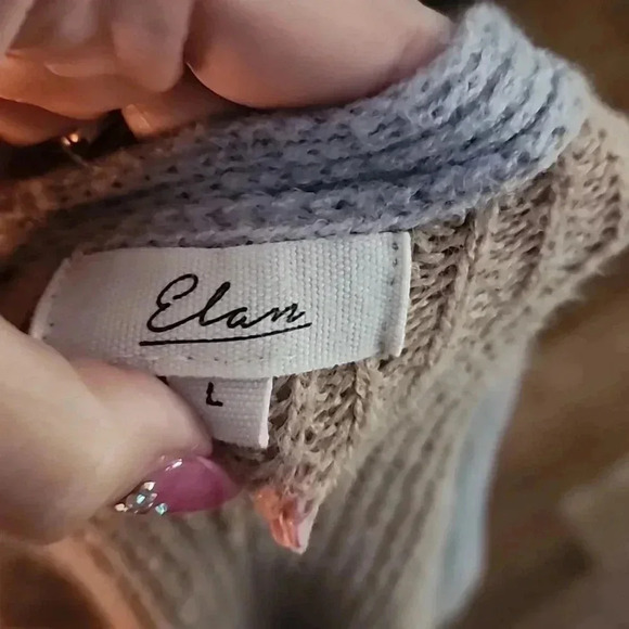 Elan Color Block Long Sweater - Picture 3 of 3